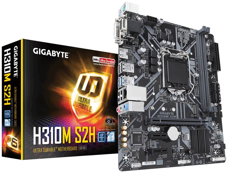 Gigabyte H310M S2H moederbord LGA 1151 (Socket H4) Micro ATX Intel® H310