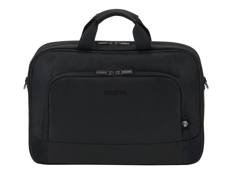 Dicota Eco Top Traveller BASE notebooktas 35 8 cm 14 1 Tas met bovensluiting Zwart
