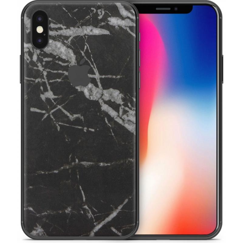 dskinz Smartphone Back Skin for Apple iPhone Xs Black Marble