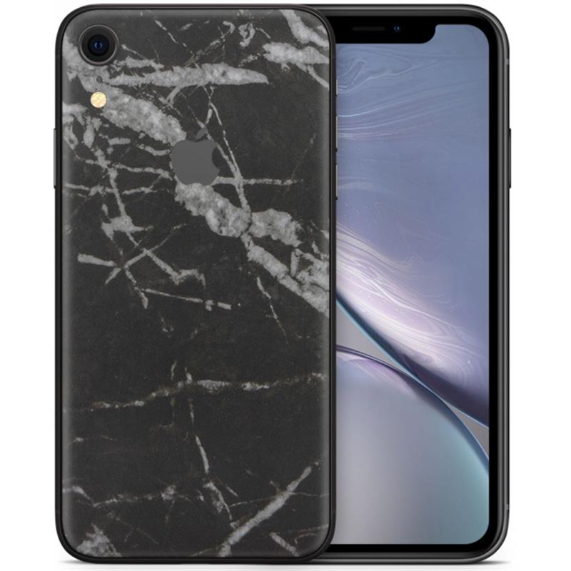 dskinz Smartphone Back Skin for Apple iPhone XR Black Marble
