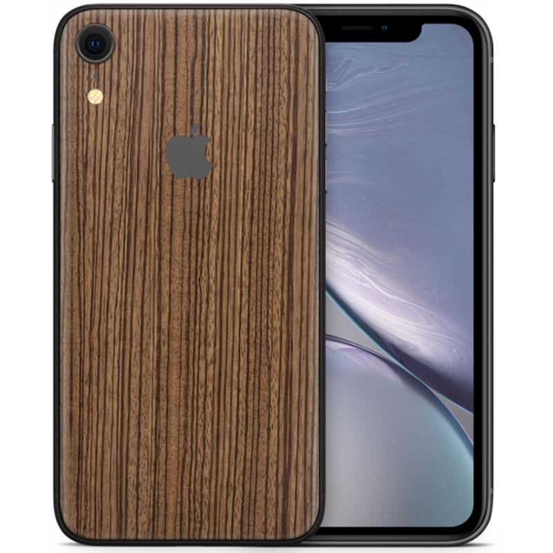 dskinz Smartphone Back Skin for Apple iPhone XR Zebra Wood