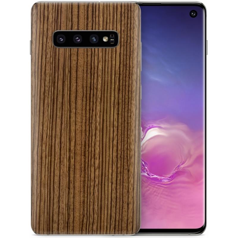 dskinz Smartphone Back Skin for Samsung Galaxy S10 Zebra Wood