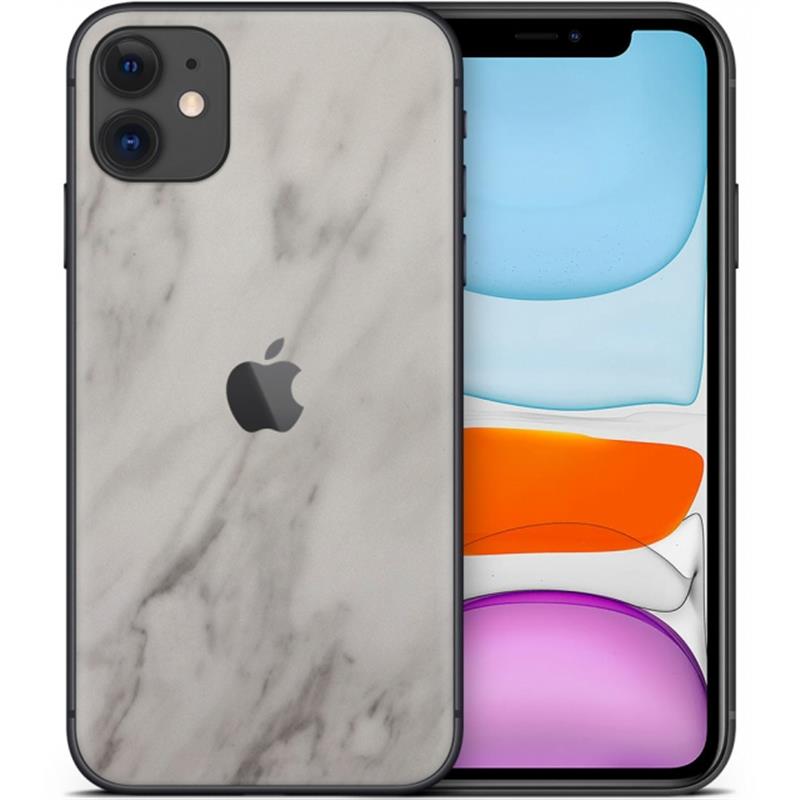 dskinz Smartphone Back Skin for Apple iPhone 11 White Marble