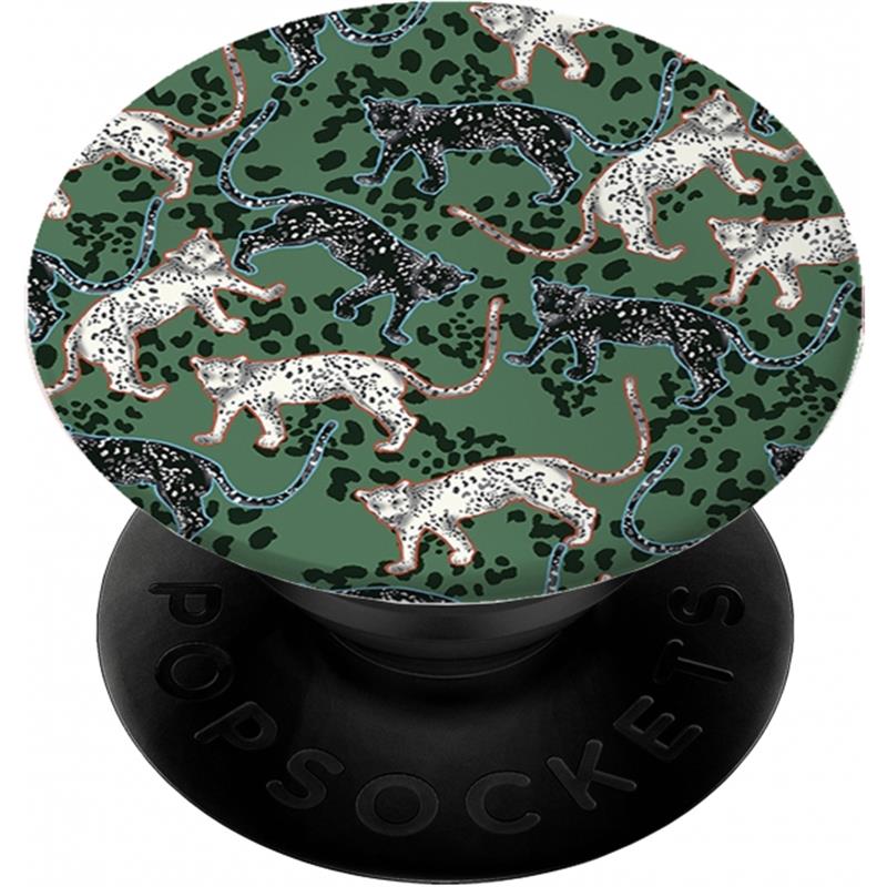 Richmond Finch X PopSockets Expanding Stand Grip Green Leopard