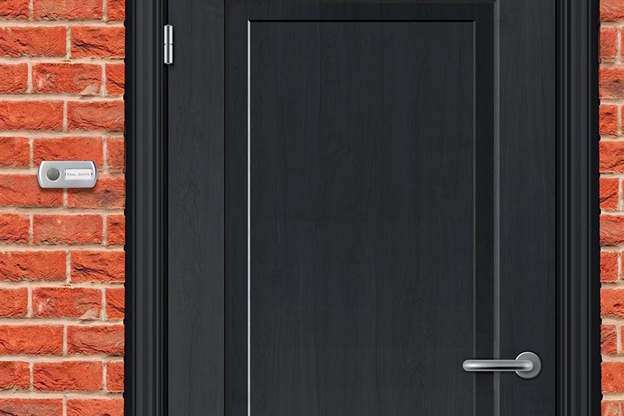  Alecto Draadloze Deurbel Black Silver