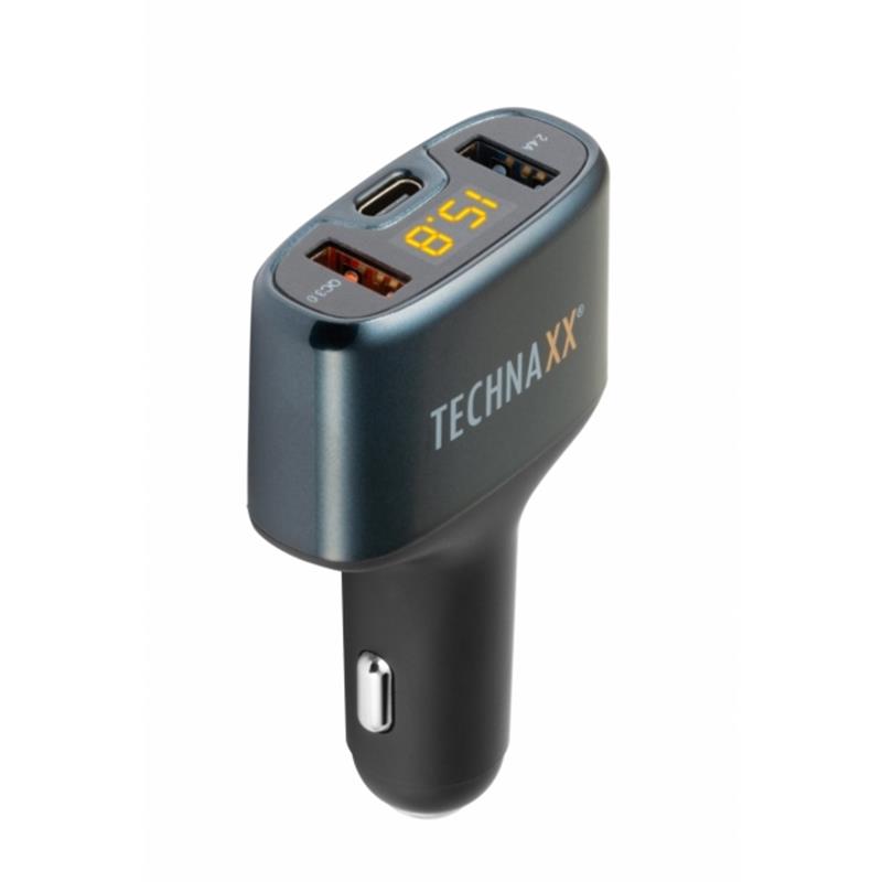  Technaxx Car Charger QC3 0 USB-C 17W Black