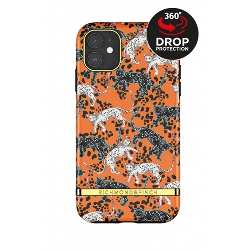 Richmond Finch Freedom Series Apple iPhone 11 Orange Leopard
