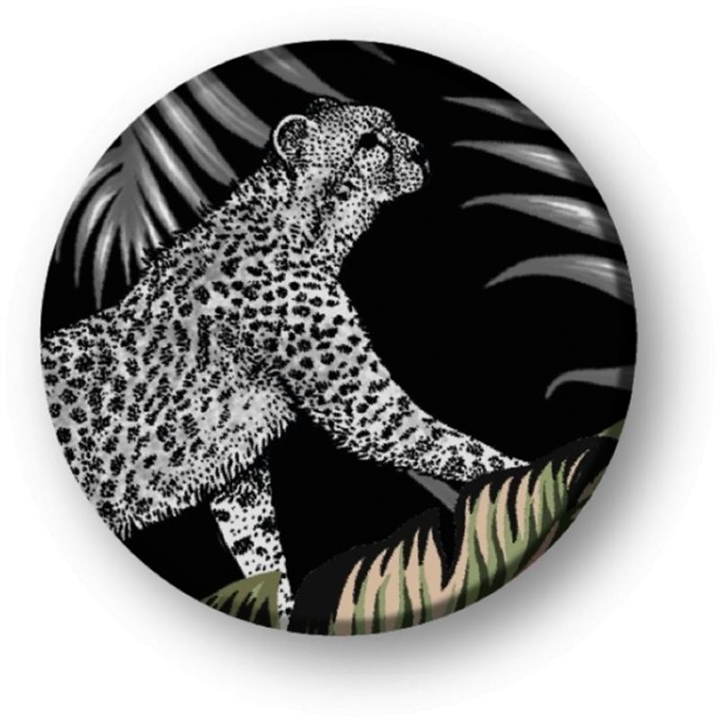 Richmond Finch X PopSockets Expanding Stand Grip Silver Jungle