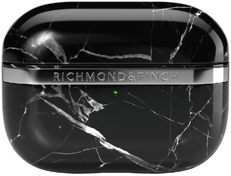 Richmond Finch Freedom Series Apple Airpod Pro Black Marble Silver