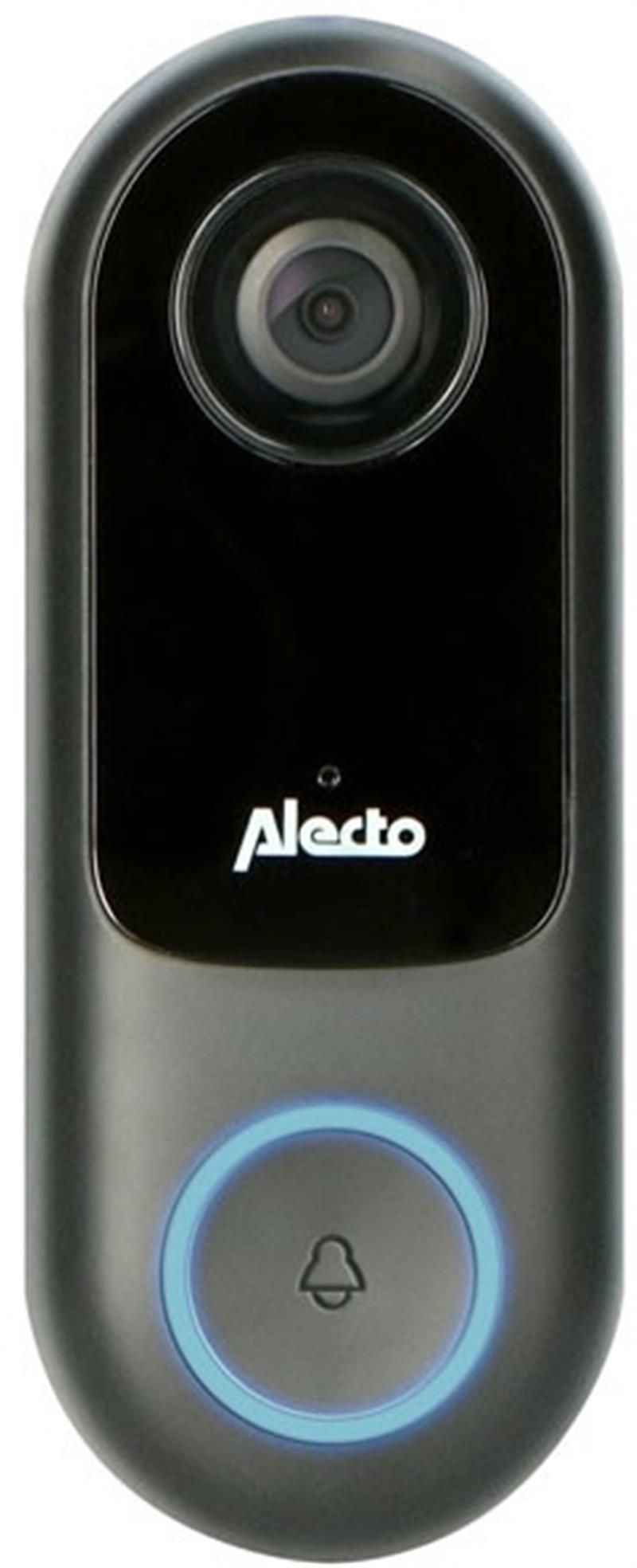 Alecto Smart WiFi Doorbell with Camera Black