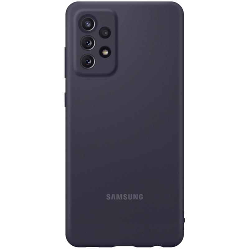  Samsung Silicone Cover Galaxy A72 4G Black