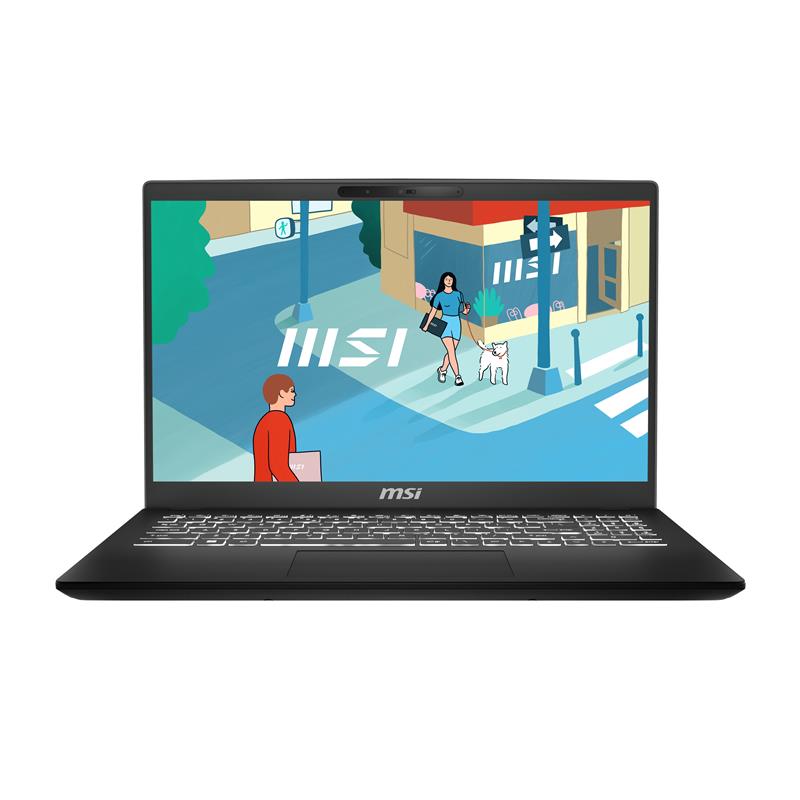 MSI Modern 15 H C13M-203NL Intel® Core™ i9 i9-13900H Laptop 39,6 cm (15.6"") Full HD 16 GB DDR4-SDRAM 1 TB SSD Wi-Fi 6E (802.11ax) Windows 11 Pro Zwar