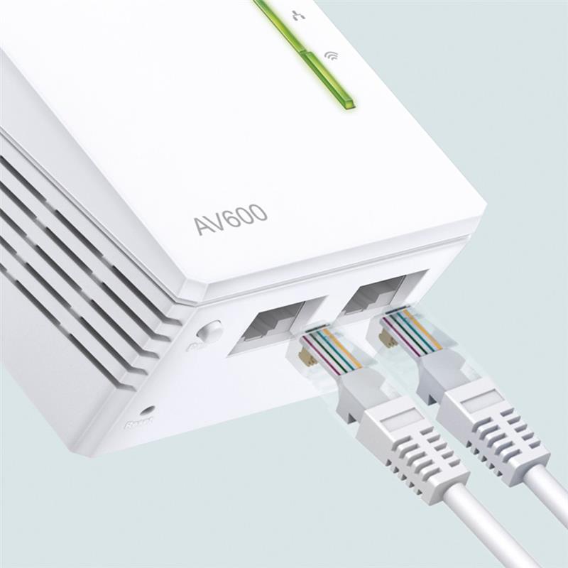 TP-LINK AV600 300 Mbit/s Ethernet LAN Wi-Fi Wit 2 stuk(s)