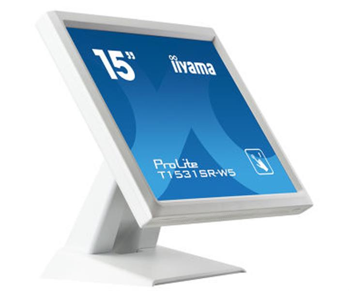 iiyama ProLite T1531SR-W5 touch screen-monitor 38,1 cm (15"") 1024 x 768 Pixels Wit