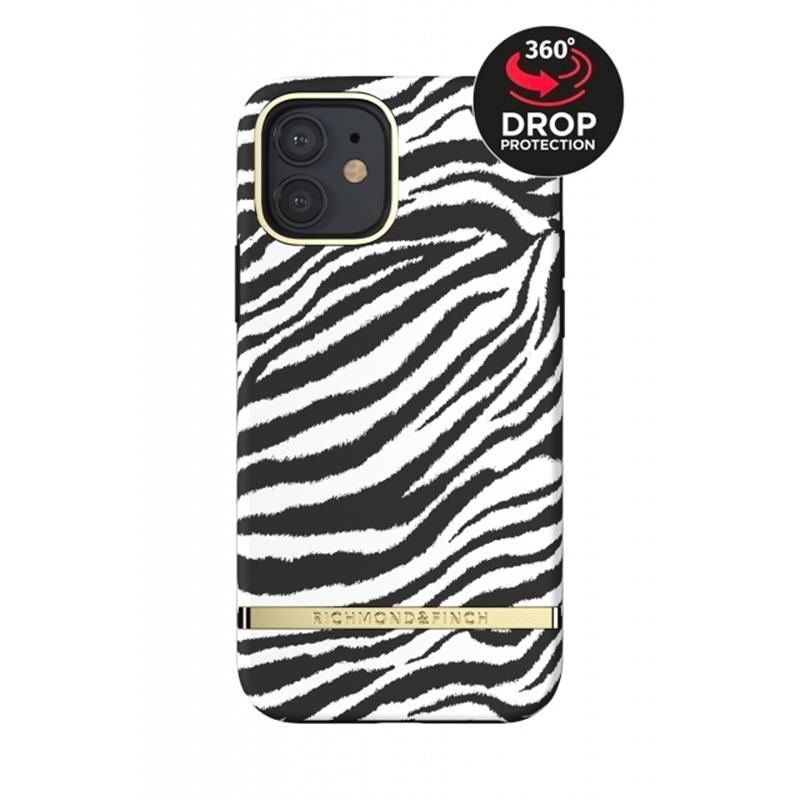 Richmond Finch Freedom Series One-Piece Apple iPhone 12 12 Pro Zebra