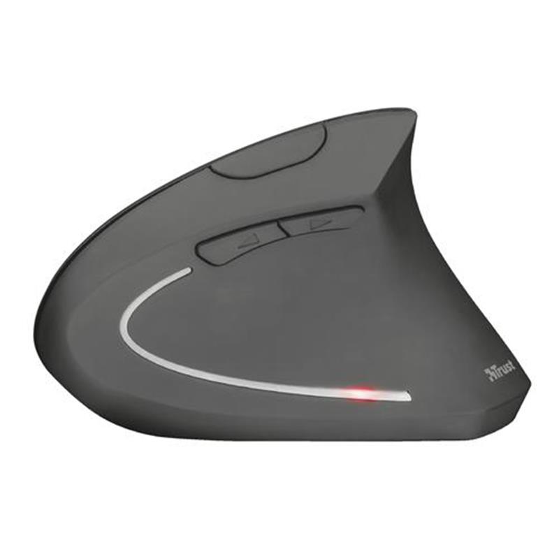 Trust Verto | Ergonomische Muis | DRAADLOZE | Verticaal | Grijs