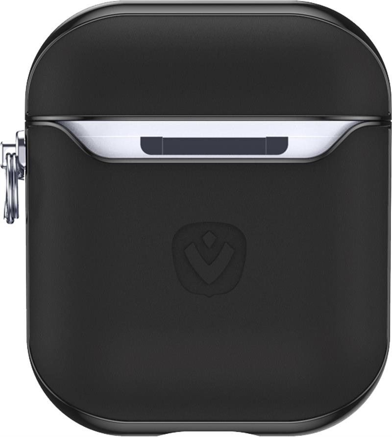Valenta Leather Snap Case Apple Airpods Gen 1 2 Black