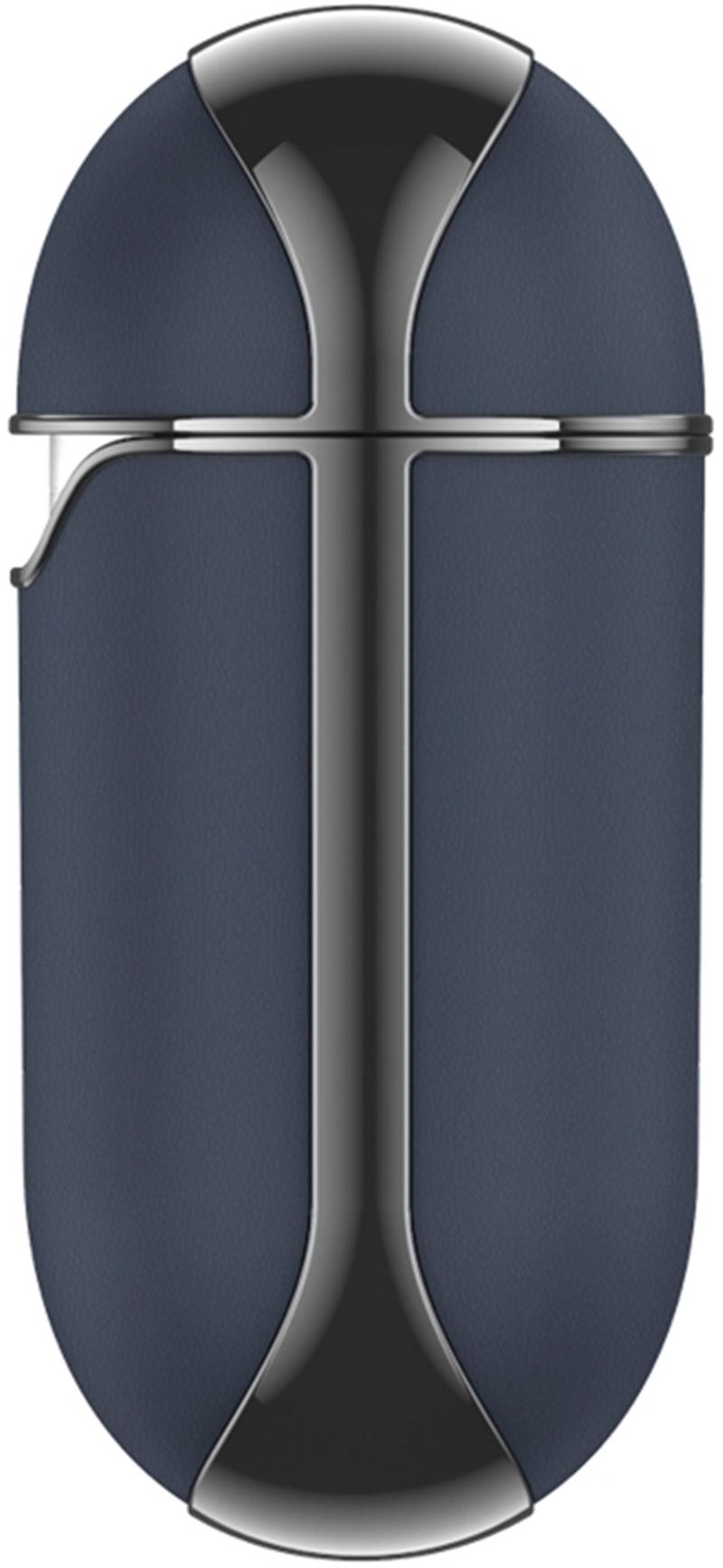 Valenta Leather Snap Case Apple Airpods Gen 1 2 Blue