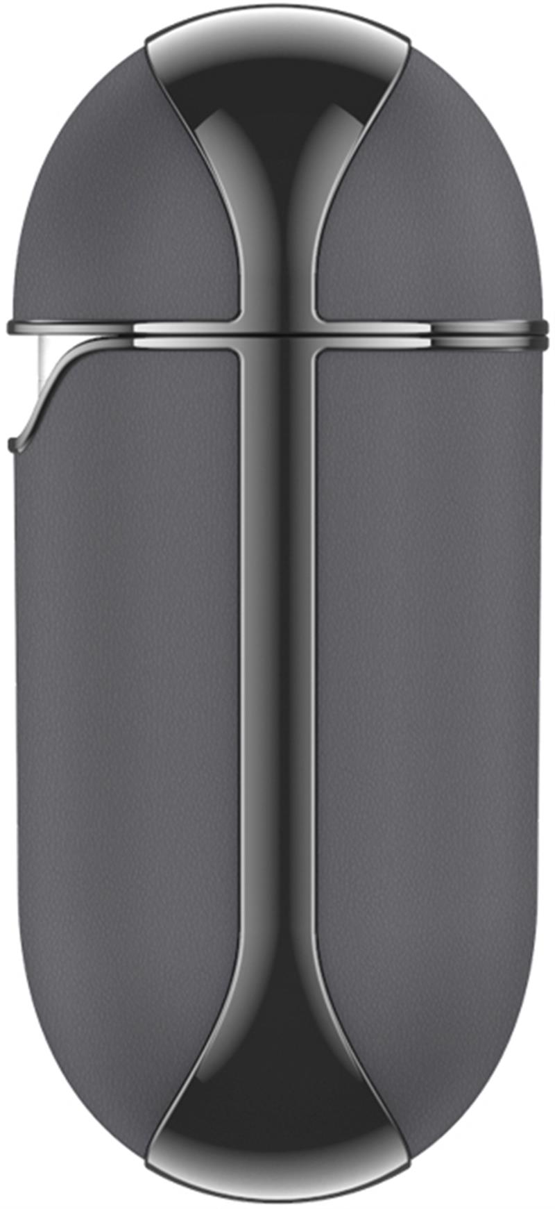 Valenta Leather Snap Case Apple Airpods Gen 1 2 Grey