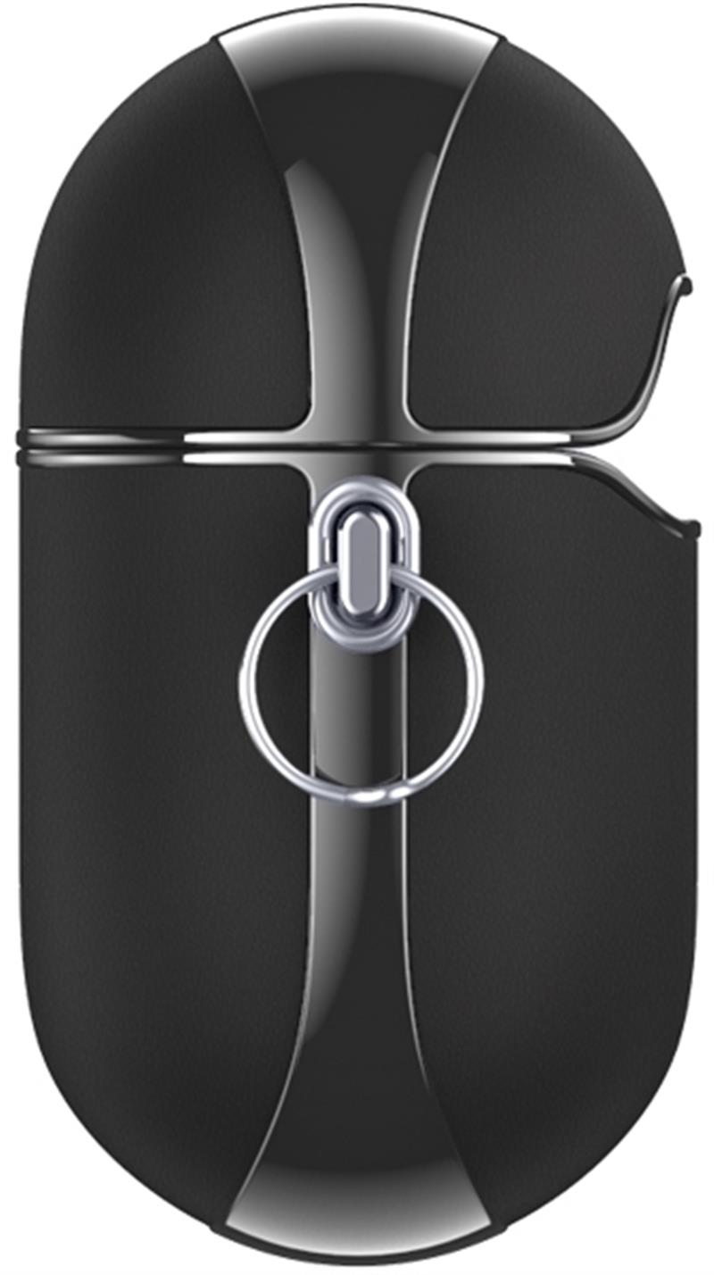 Valenta Leather Snap Case Apple Airpod Pro Black