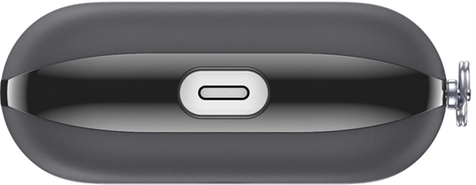 Valenta Leather Snap Case Apple Airpod Pro Grey