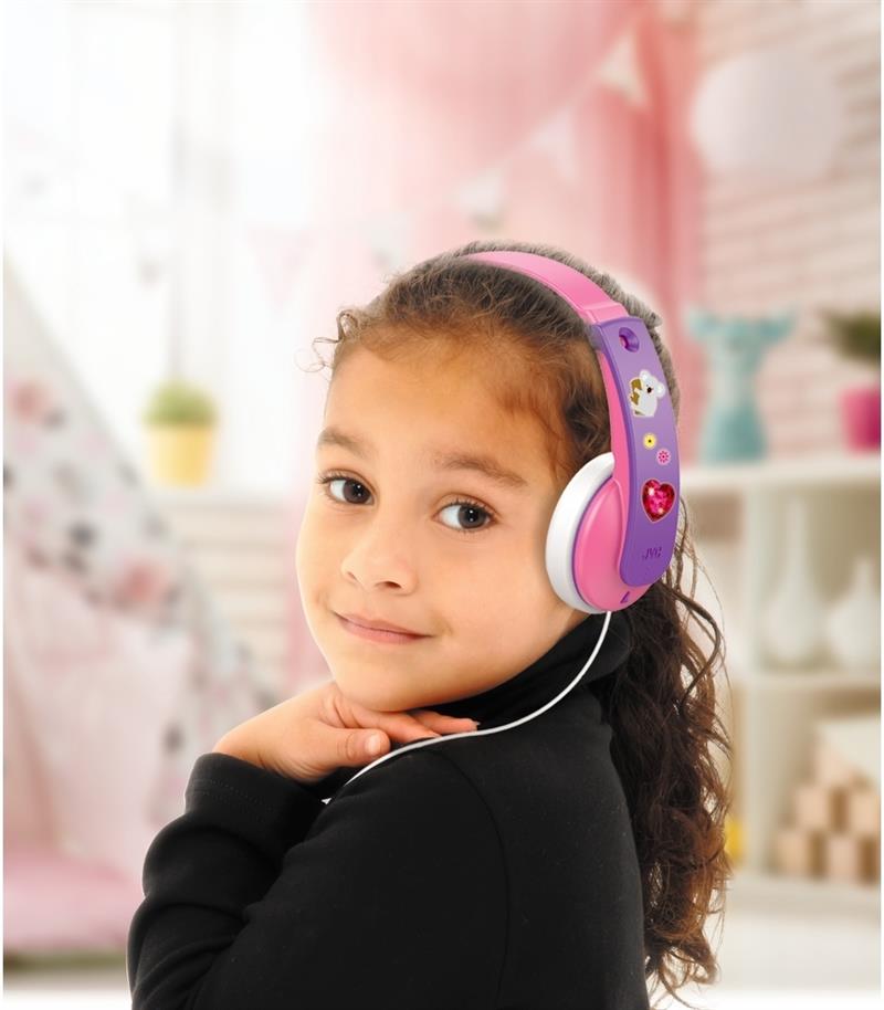 JVC HA-KD7-P Hoofdtelefoons Bedraad Hoofdband Muziek Roze, Paars