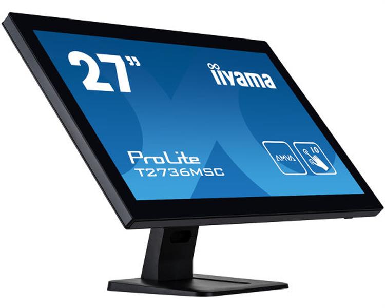 iiyama ProLite T2752MSC-B1 computer monitor 68,6 cm (27"") 1920 x 1080 Pixels Full HD LED Touchscreen Zwart