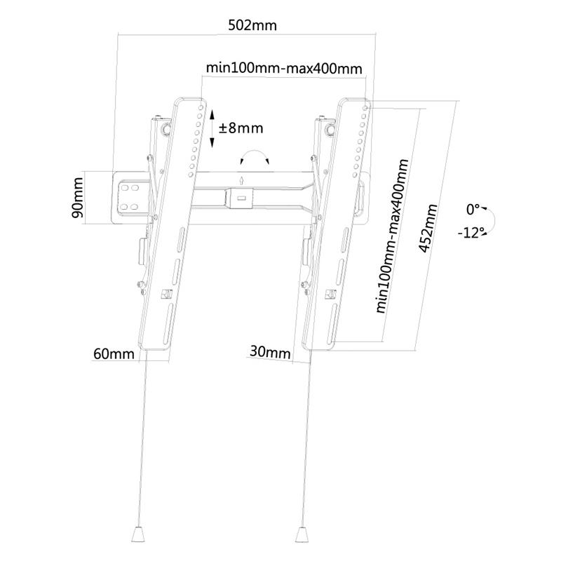 Neomounts tv wandsteun