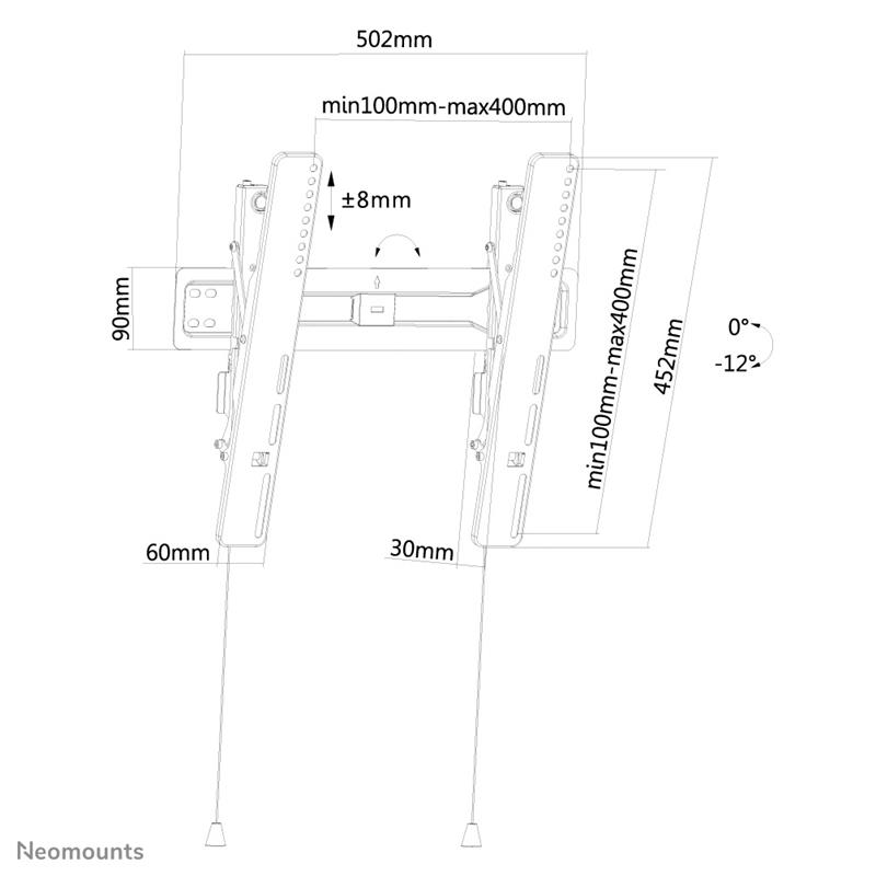 Neomounts tv wandsteun