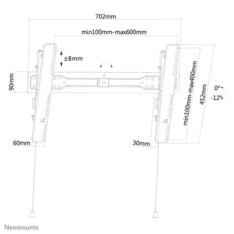 Newstar Flatscreen Wandsteun