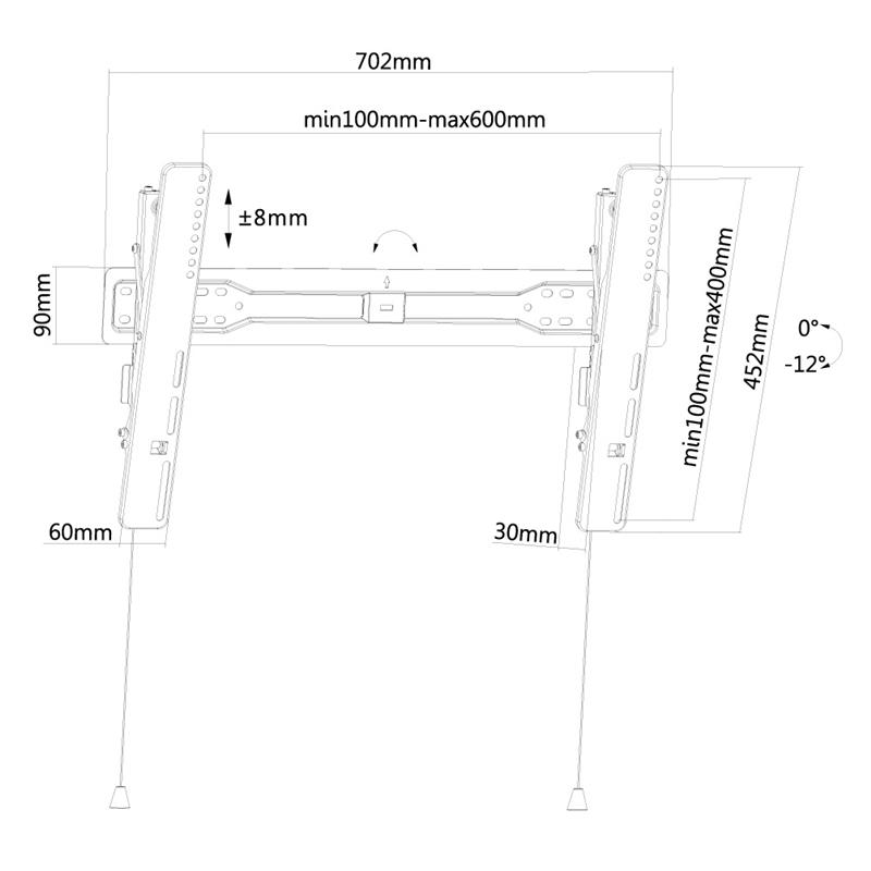 Neomounts tv wandsteun