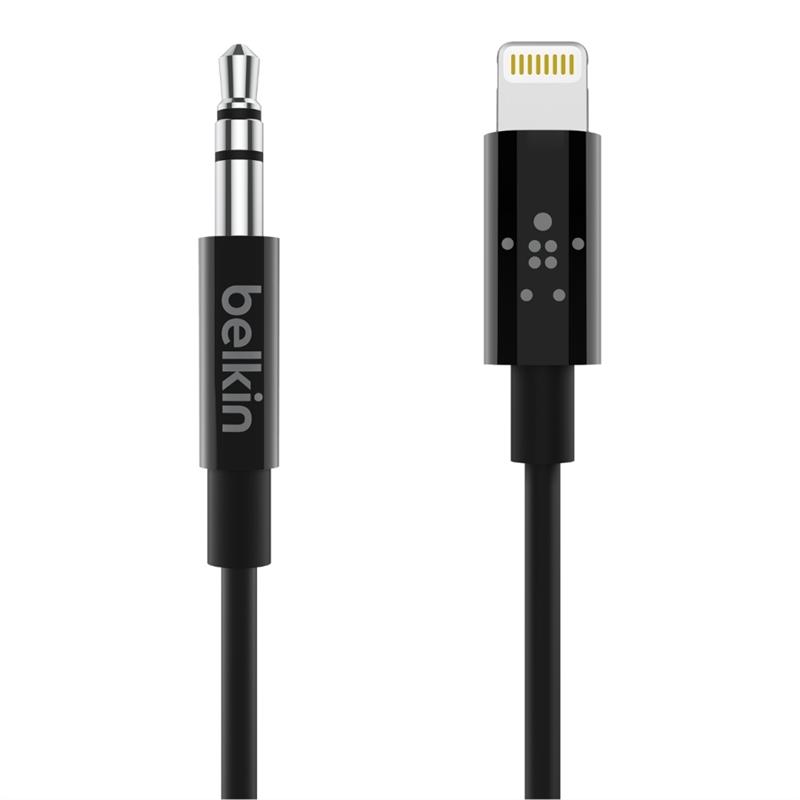 Belkin AV10172BT06-BLK audio kabel 1,8 m 3.5mm Zwart