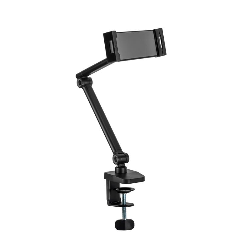 InLine Tablet holder with table clamp up to 12 9 black