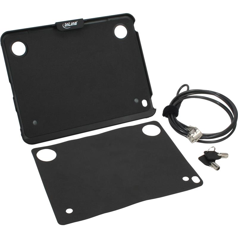 InLine iPad Security Case Stand with Security Lock and Key 2m
