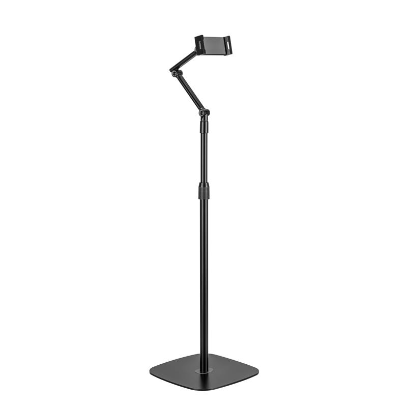 InLine Floor tablet holder with stand up to 12 9 black
