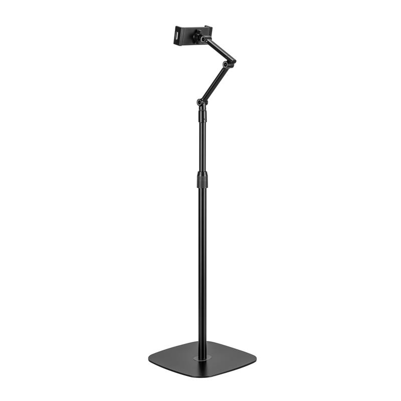 InLine Floor tablet holder with stand up to 12 9 black
