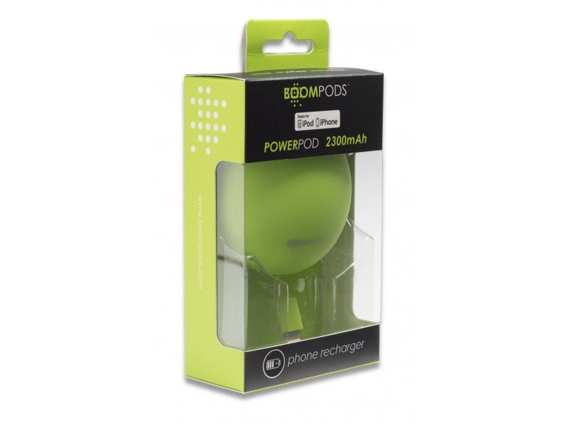 Boompods Power Banks 2300mAh Powerpod iphone 5/5s/6, Green