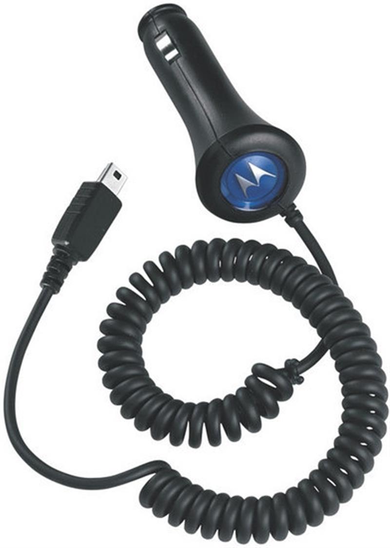 Motorola CH700 Travel Charger Mini USB Zwart Auto