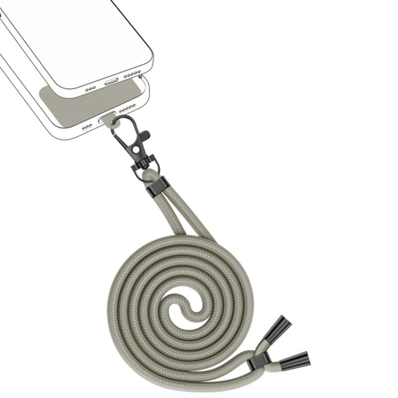 Valenta Universal Phone Lanyard Snap Grey