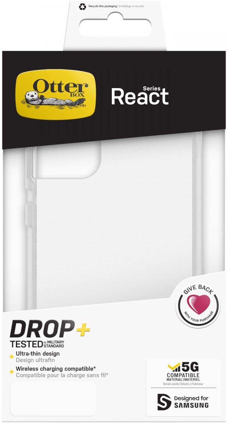 OtterBox React Series voor Samsung Galaxy S22+, transparant