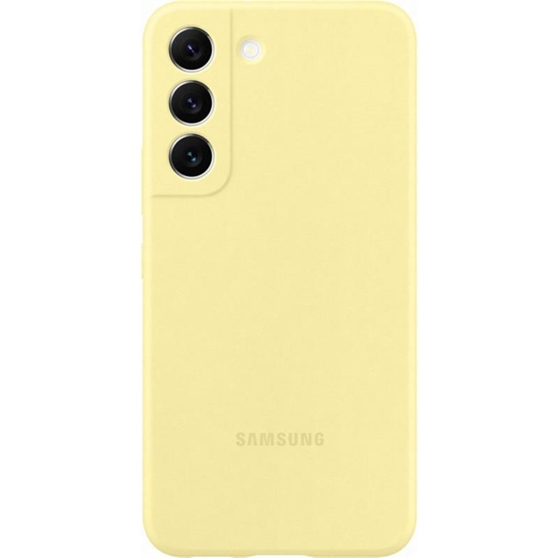  Samsung Silicone Cover Galaxy S22 5G Yellow