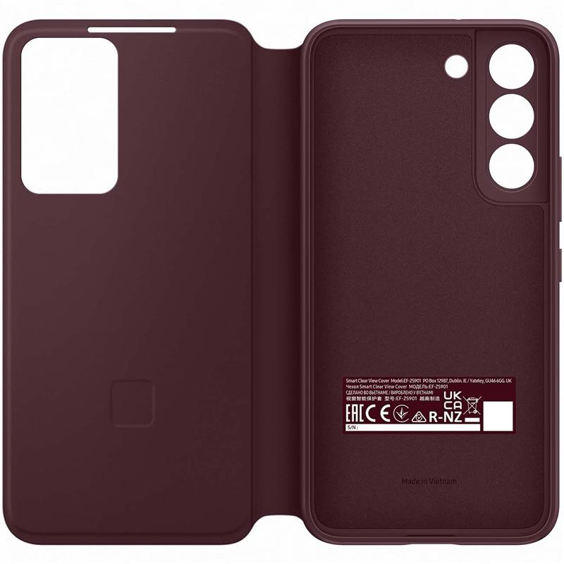 Samsung EF-ZS901C mobiele telefoon behuizingen 15,5 cm (6.1"") Flip case Bordeaux rood