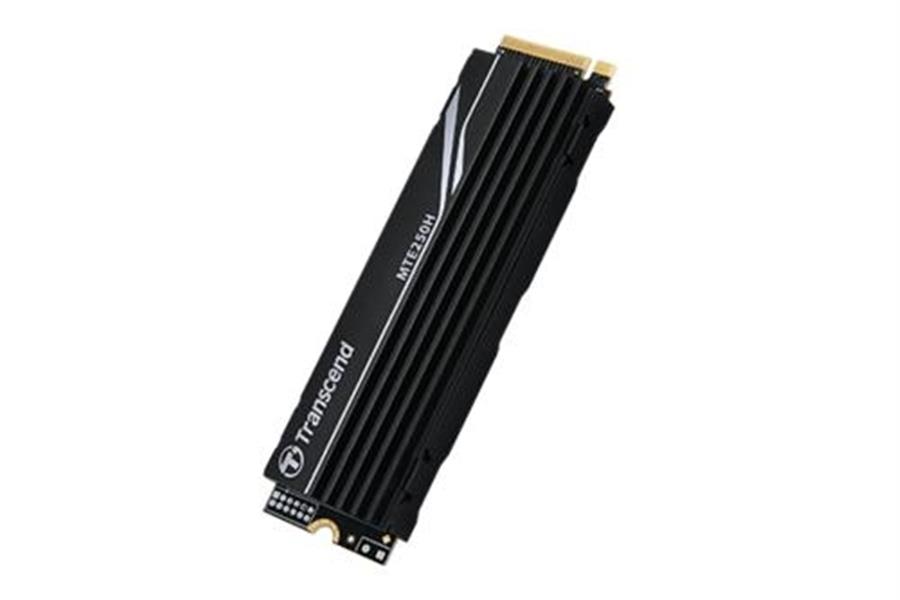 Transcend MTE250H SSD 1TB M 2 2280 PCIe Gen4x4 NVMe 3D TLC DRAM heatsink