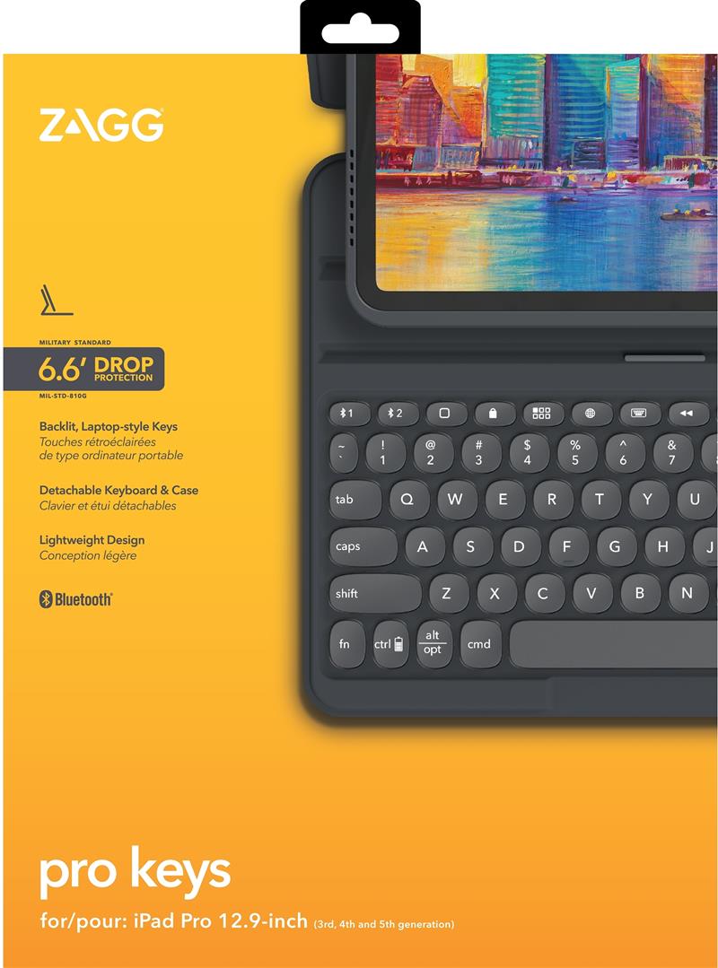 ZAGG Pro Keys Zwart Bluetooth Frans