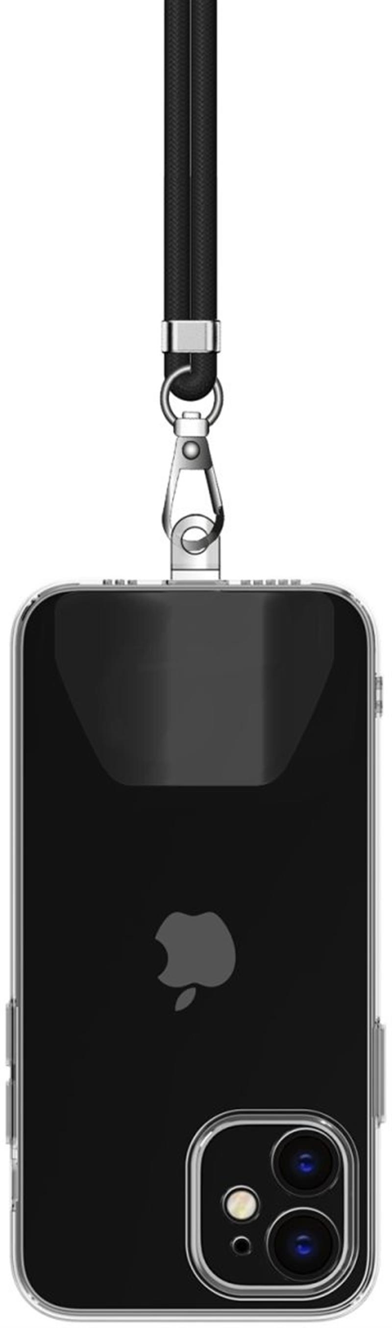 Valenta Universal Phone Lanyard Snap Black Transparent