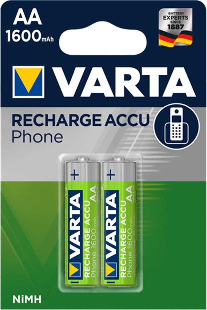 T399 Varta Battery AA Dect Phones 1600 mAh