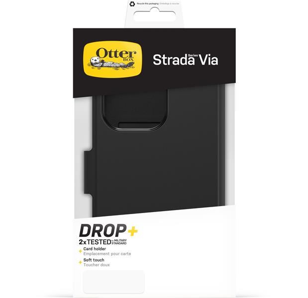 OtterBox Strada Via mobiele telefoon behuizingen 17 cm (6.7"") Portemonneehouder Zwart