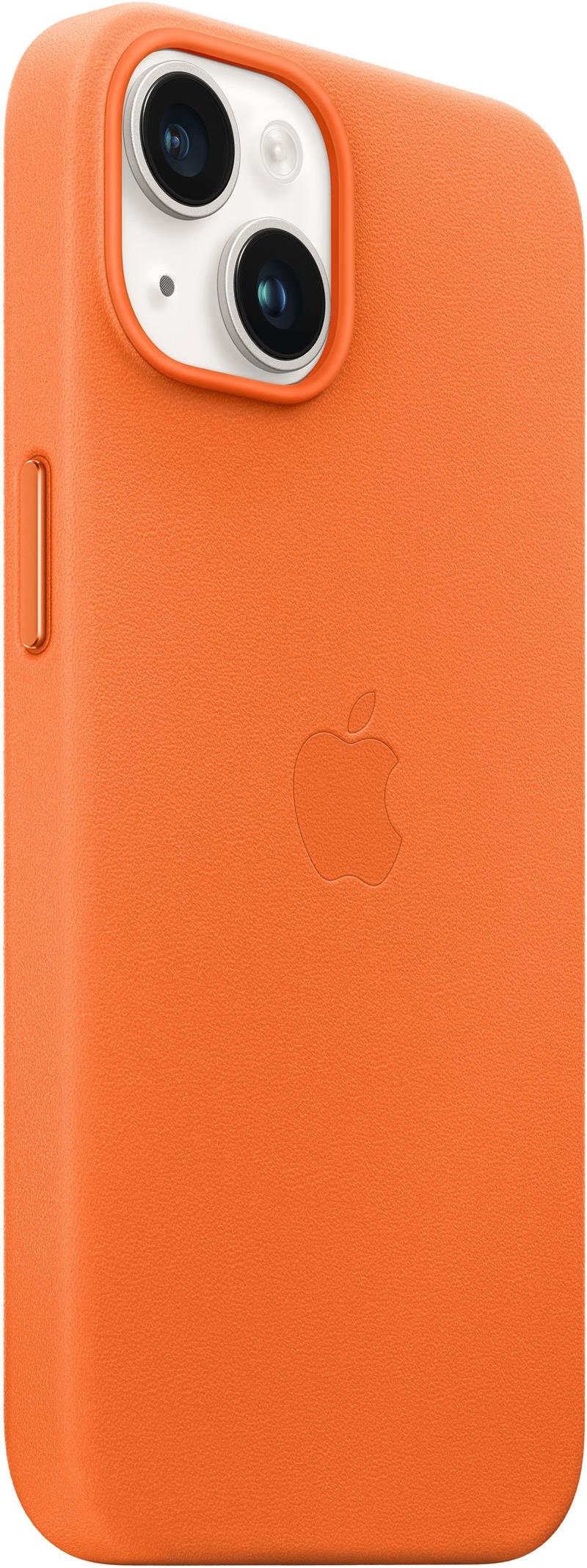  Apple Leather Case with MagSafe iPhone 14 Orange