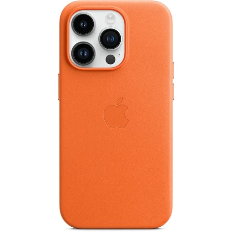  Apple Leather Case with MagSafe iPhone 14 Pro Max Orange