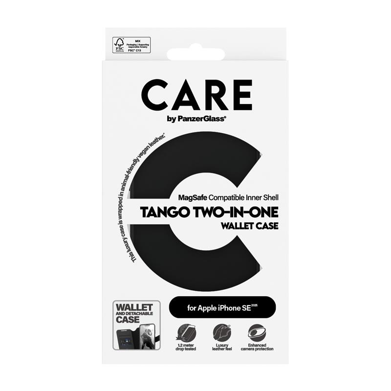PanzerGlass CARE by PG FC 2in1 Wallet iPhone SE 25 mobiele telefoon behuizingen Hoes Transparant